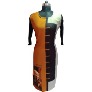 Dual Tone Long Kurti